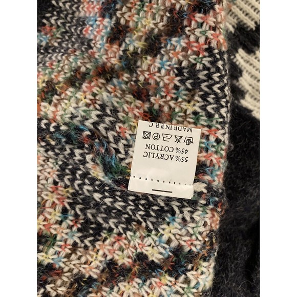 AZZ Women's Long Sleeve Aztec Print Cardigan Sweater Sz OS Southwestern Boho - Picture 10 of 10